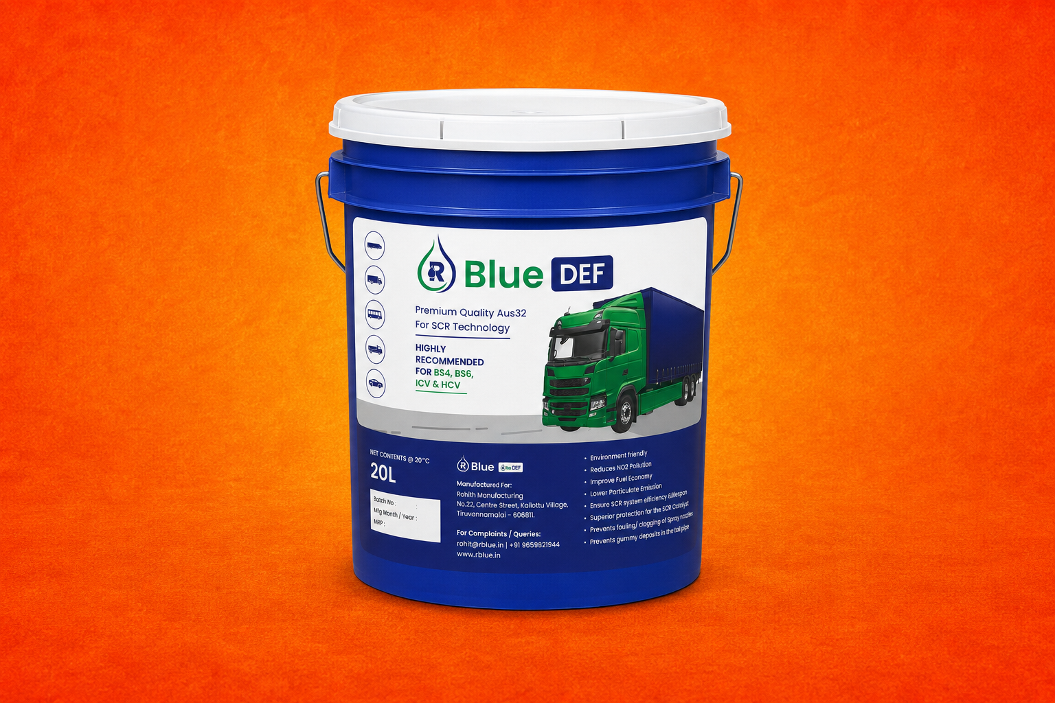 10L and 20L Buckets